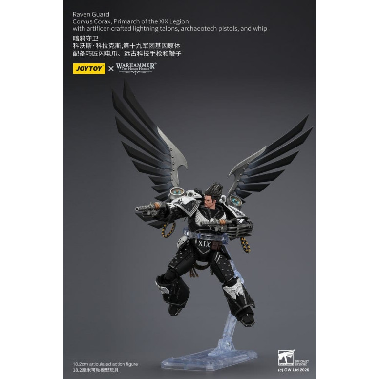 JoyToy Space Marines - Guardia del Corvo - Corvus Corax, Primarca della XIX Legione 1/18 - Warhammer 40k
