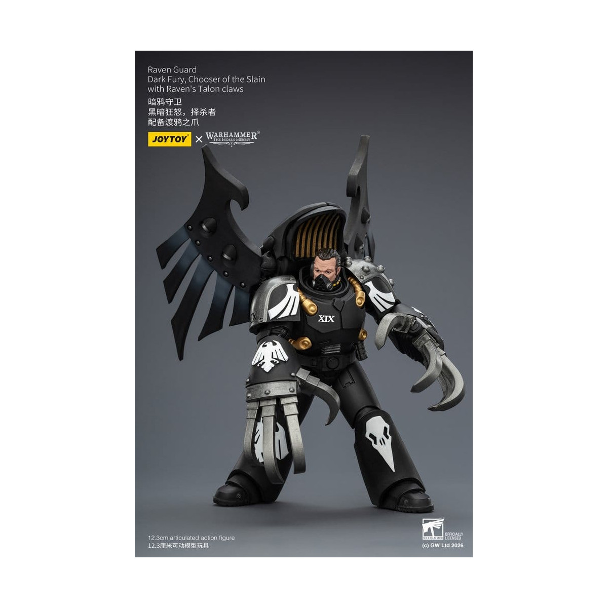 JoyToy Space Marines - Guardia del Corvo - Furia Oscura, Prescelta dei Slain 1/18 - Warhammer 40k