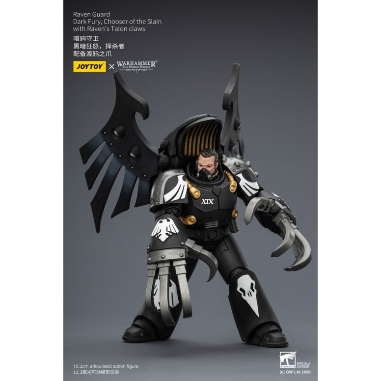 JoyToy Space Marines - Guardia del Corvo - Furia Oscura, Prescelta dei Slain 1/18 - Warhammer 40k