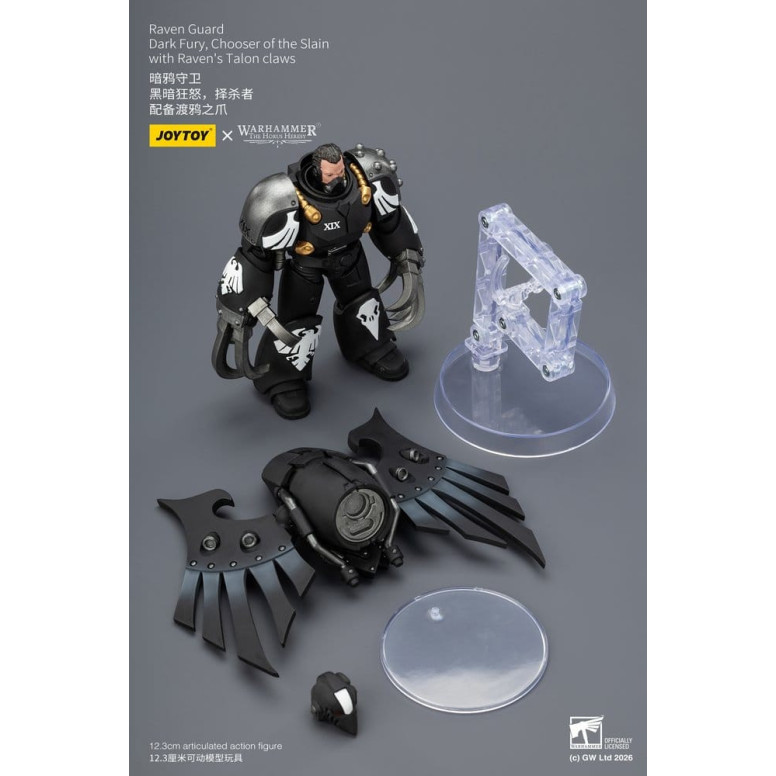 JoyToy Space Marines - Guardia del Corvo - Furia Oscura, Prescelta dei Slain 1/18 - Warhammer 40k