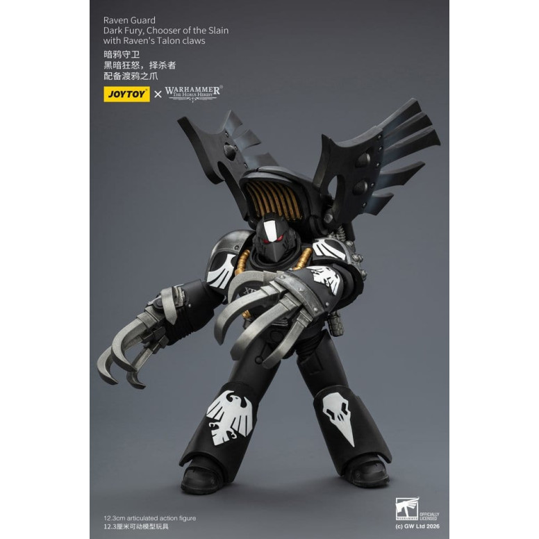 JoyToy Space Marines - Guardia del Corvo - Furia Oscura, Prescelta dei Slain 1/18 - Warhammer 40k