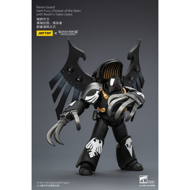 JoyToy Space Marines - Guardia del Corvo - Furia Oscura, Prescelta dei Slain 1/18 - Warhammer 40k