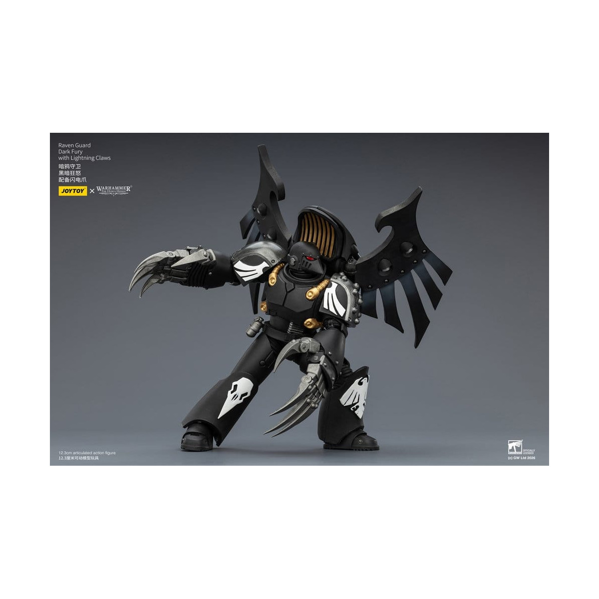 JoyToy Space Marines - Guardia Corvo - Furia Oscura 1/18 - Warhammer 40k