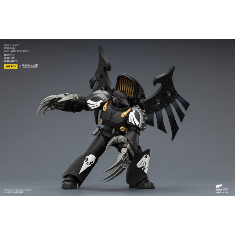JoyToy Space Marines - Guardia Corvo - Furia Oscura 1/18 - Warhammer 40k