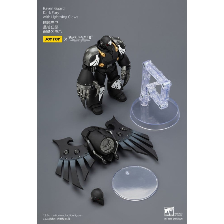 JoyToy Space Marines - Guardia Corvo - Furia Oscura 1/18 - Warhammer 40k
