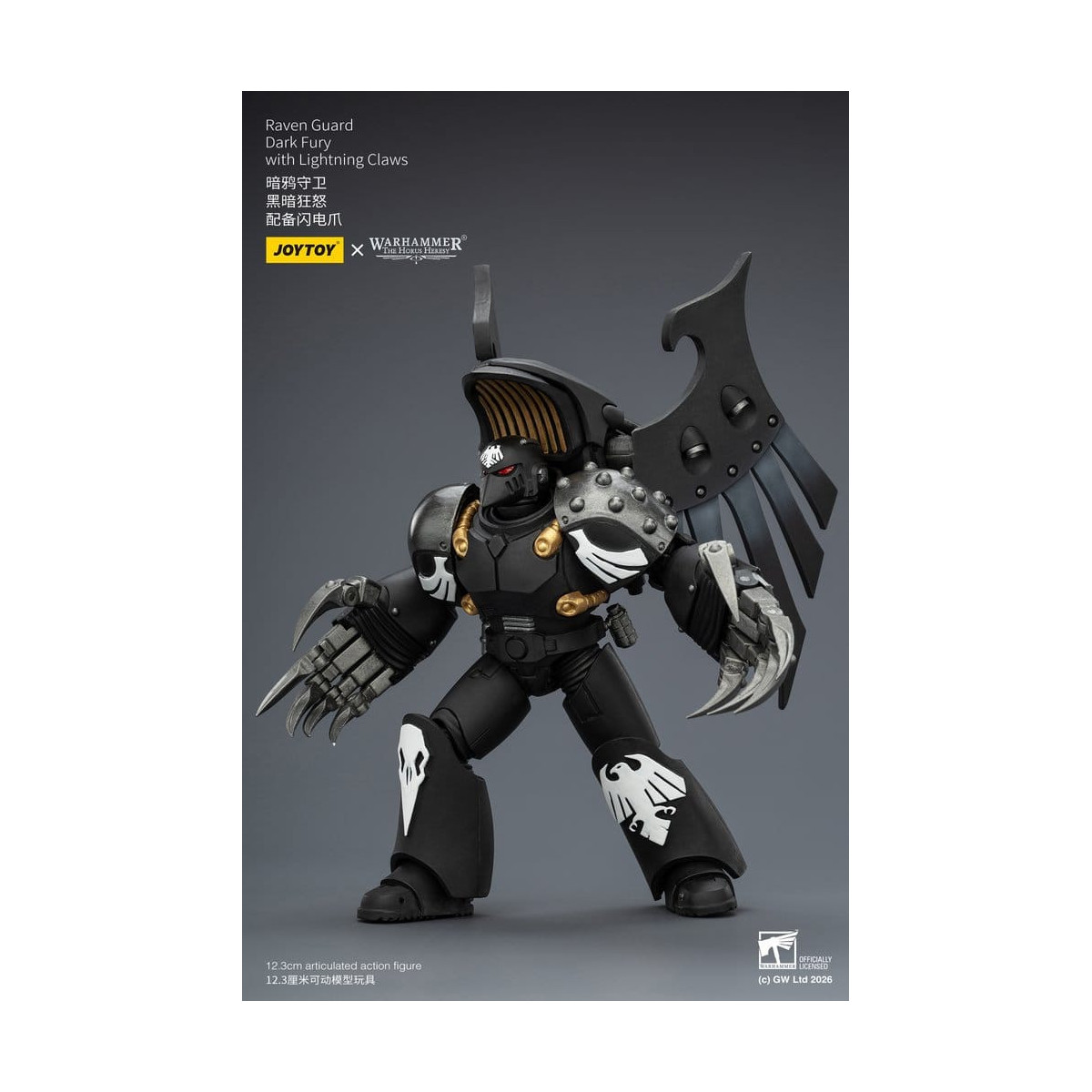 JoyToy Space Marines - Guardia Corvo - Furia Oscura 1/18 - Warhammer 40k