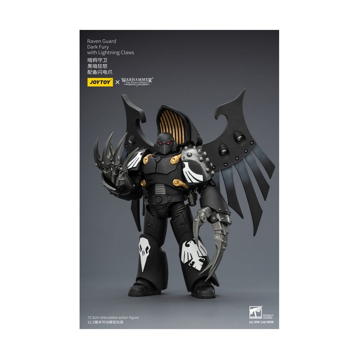 JoyToy Space Marines - Guardia Corvo - Furia Oscura 1/18 - Warhammer 40k