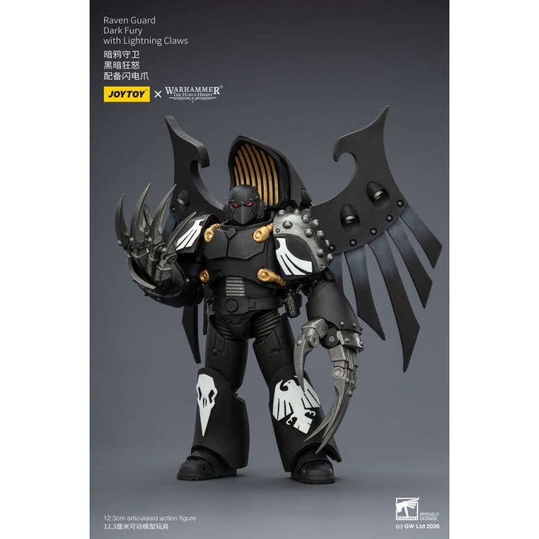 JoyToy Space Marines - Guardia Corvo - Furia Oscura 1/18 - Warhammer 40k