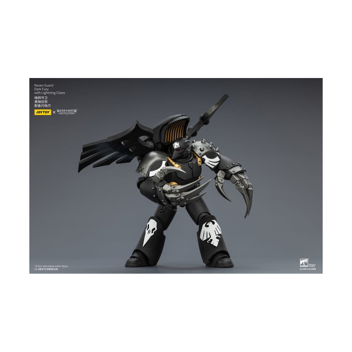 JoyToy Space Marines - Guardia Corvo - Furia Oscura 1/18 - Warhammer 40k