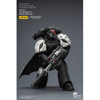 JoyToy Space Marines - Guardia Corvo - Mor Deythan Shade con fucile Nemesis 1/18 - Warhammer 40k