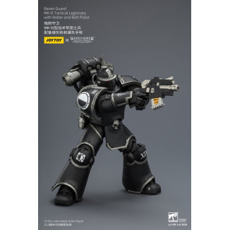 Joytoy - Warhammer - Squadra tattica Raven Guard Mk III - Legionario tattico Mk III con bolt e pistola bolt 1/18