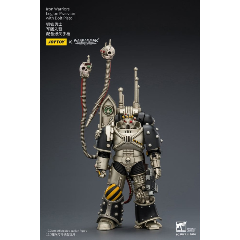 Joytoy - Warhammer - Iron Warriors Legione Praevian con Pistola Bolt - L'Eresia di Horus
