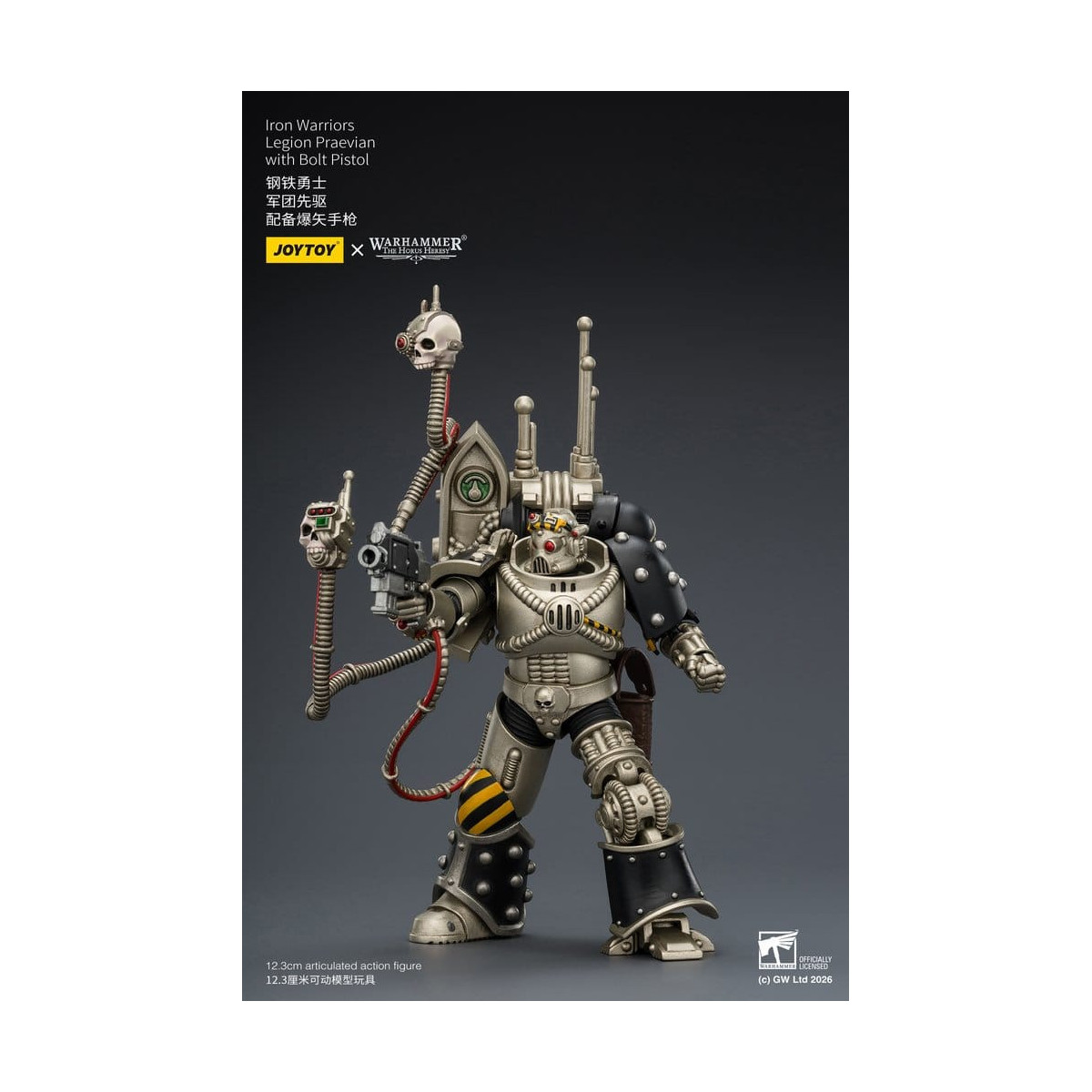 Joytoy - Warhammer - Iron Warriors Legione Praevian con Pistola Bolt - L'Eresia di Horus