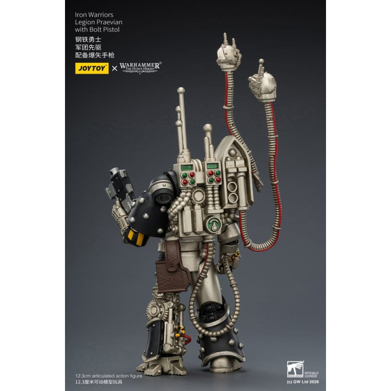 Joytoy - Warhammer - Iron Warriors Legione Praevian con Pistola Bolt - L'Eresia di Horus