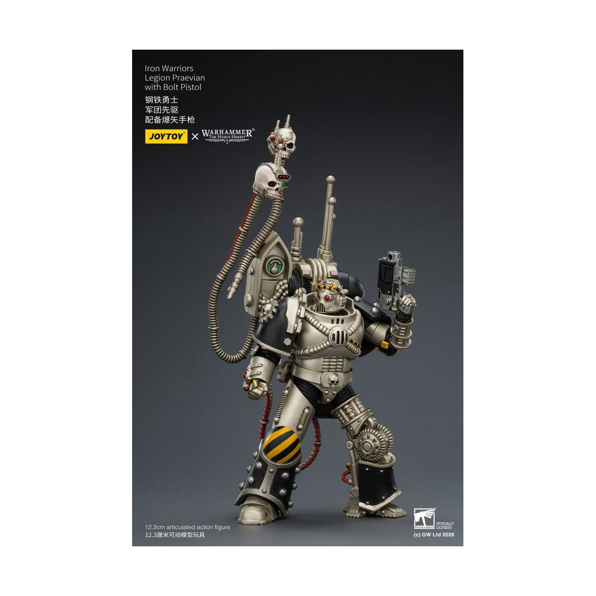 Joytoy - Warhammer - Iron Warriors Legione Praevian con Pistola Bolt - L'Eresia di Horus