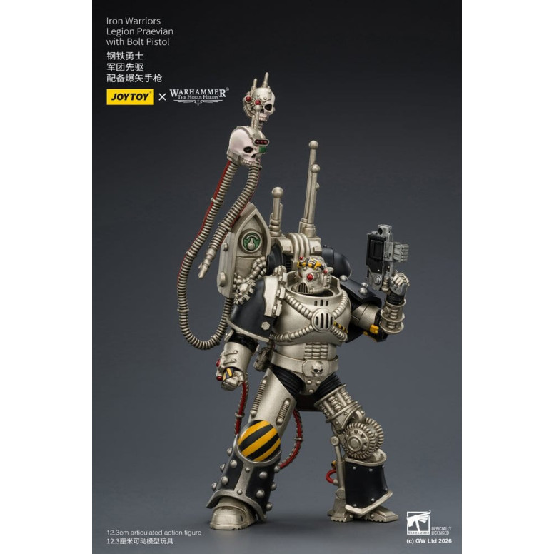 Joytoy - Warhammer - Iron Warriors Legione Praevian con Pistola Bolt - L'Eresia di Horus