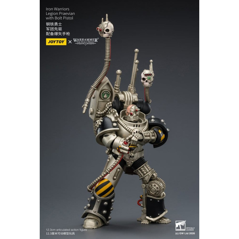 Joytoy - Warhammer - Iron Warriors Legione Praevian con Pistola Bolt - L'Eresia di Horus