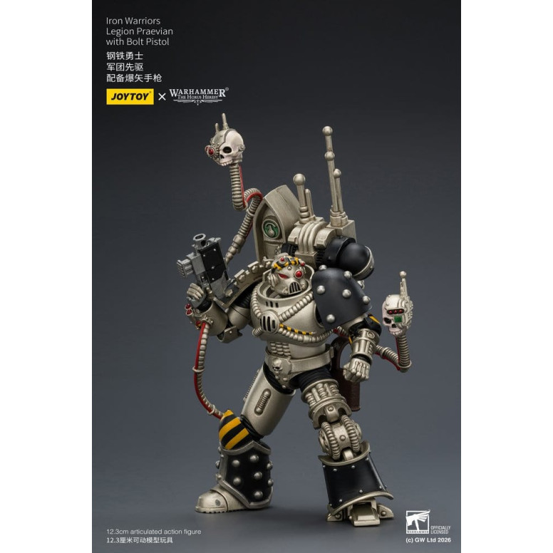 Joytoy - Warhammer - Iron Warriors Legione Praevian con Pistola Bolt - L'Eresia di Horus