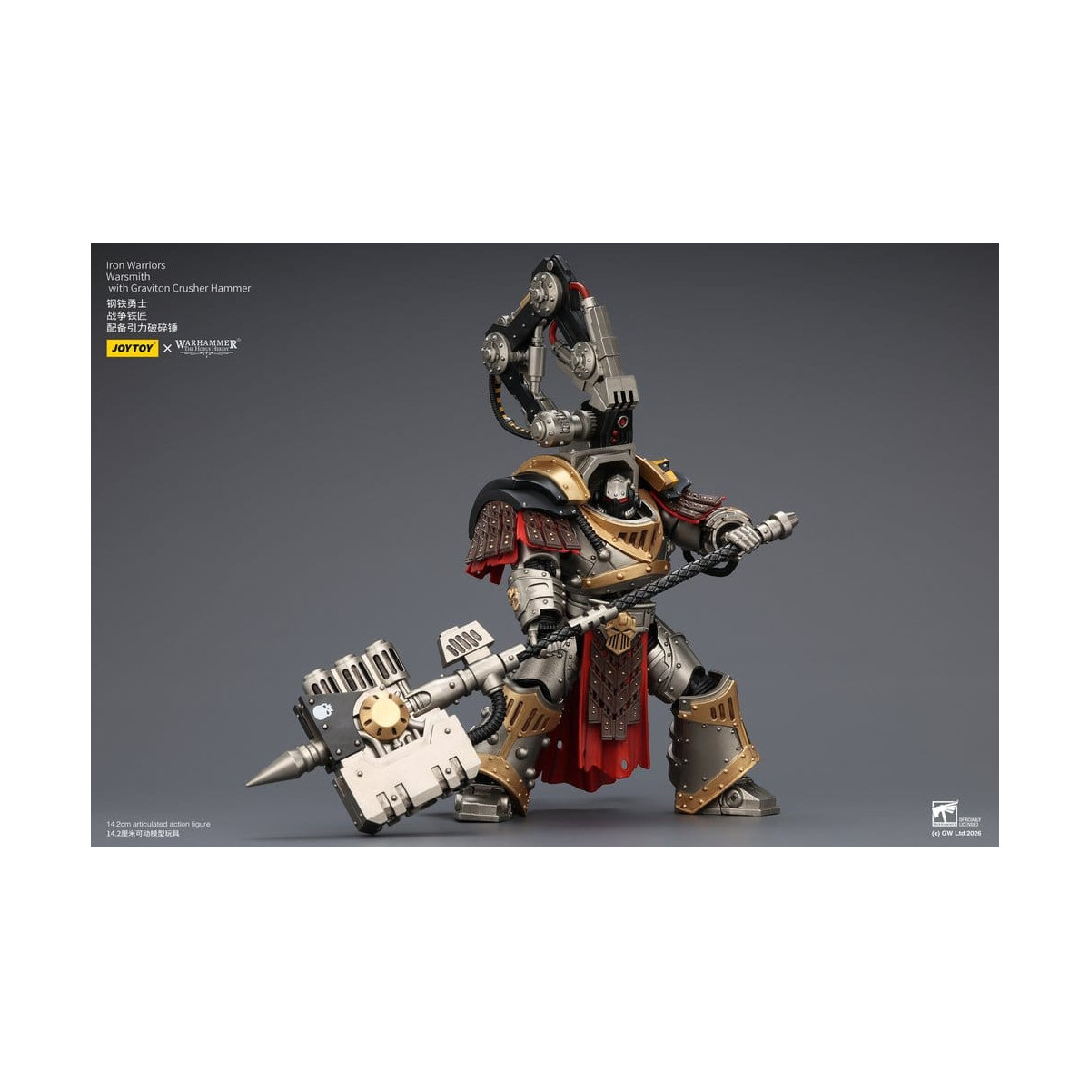 Joytoy - Warhammer - Iron Warriors Warsmith con martello schiaccia-gravitoni - L'Eresia di Horus
