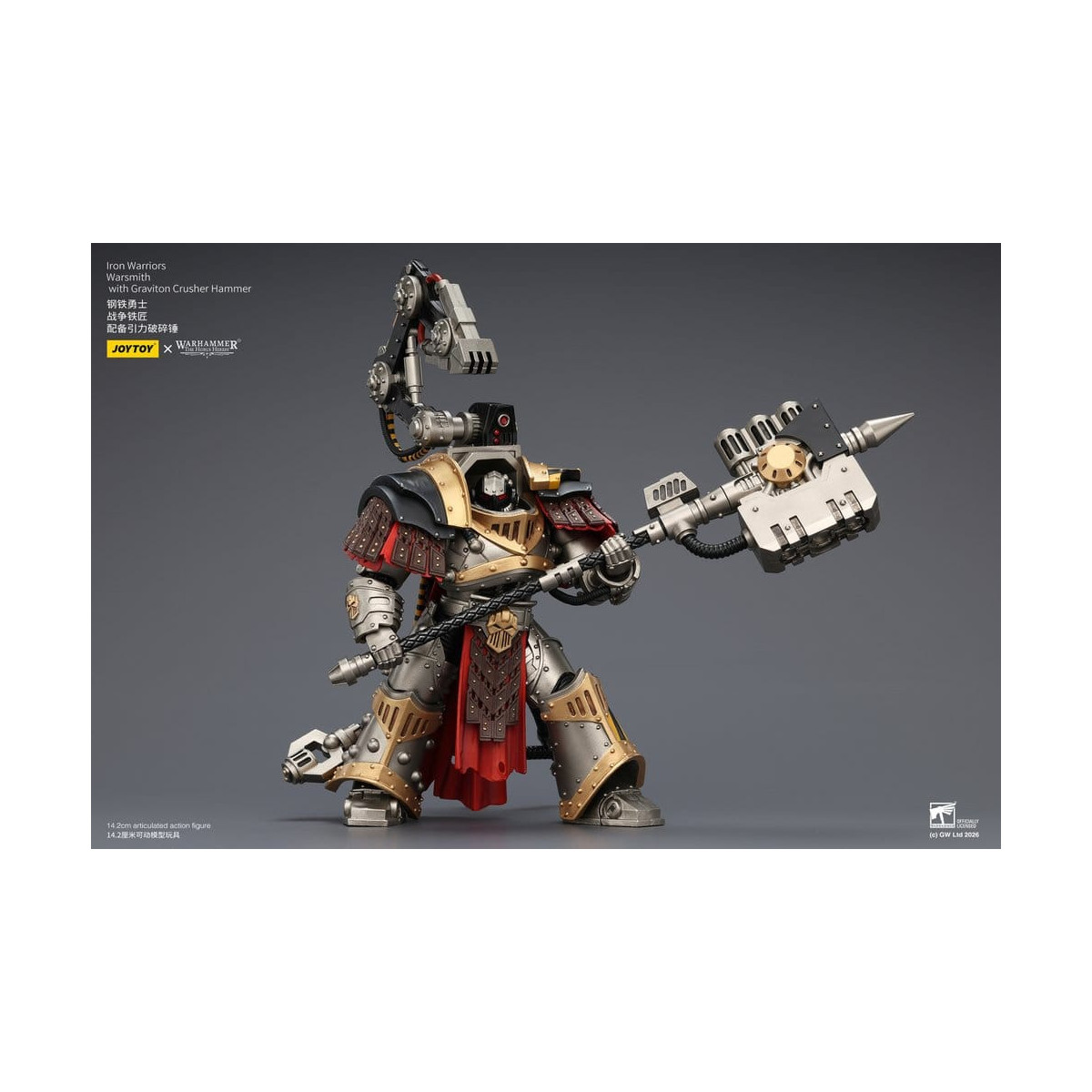 Joytoy - Warhammer - Iron Warriors Warsmith con martello schiaccia-gravitoni - L'Eresia di Horus