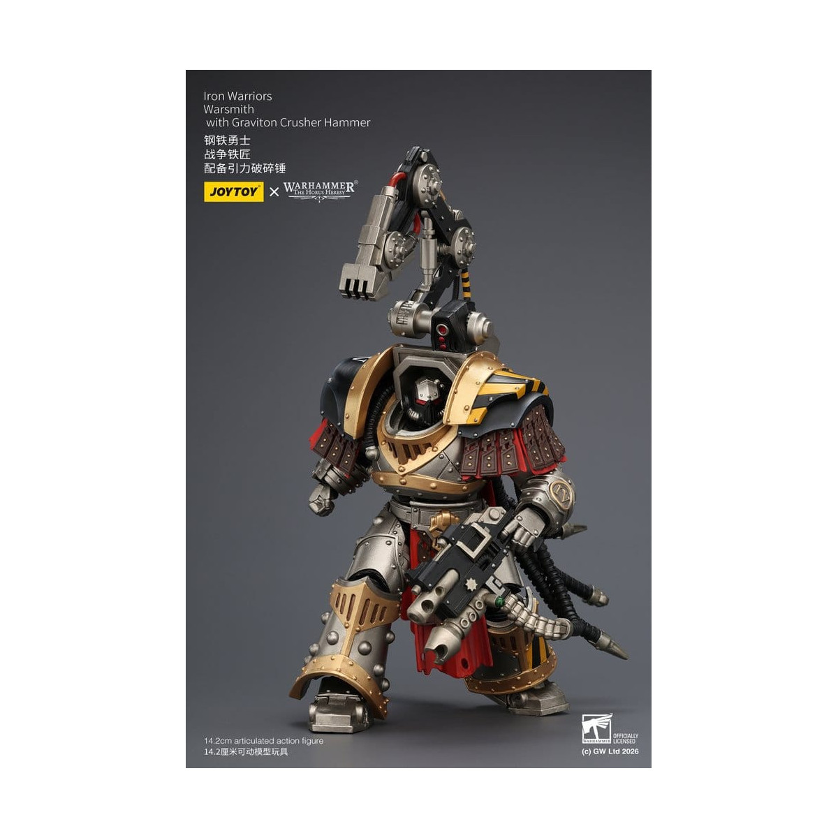 Joytoy - Warhammer - Iron Warriors Warsmith con martello schiaccia-gravitoni - L'Eresia di Horus