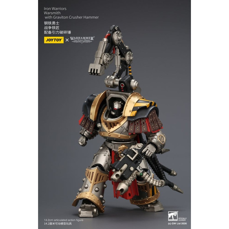 Joytoy - Warhammer - Iron Warriors Warsmith con martello schiaccia-gravitoni - L'Eresia di Horus