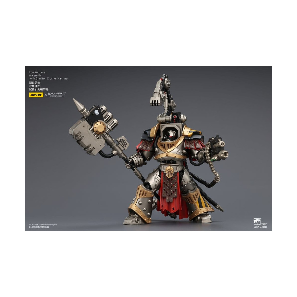 Joytoy - Warhammer - Iron Warriors Warsmith con martello schiaccia-gravitoni - L'Eresia di Horus