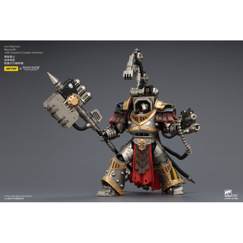 Joytoy - Warhammer - Iron Warriors Warsmith con martello schiaccia-gravitoni - L'Eresia di Horus