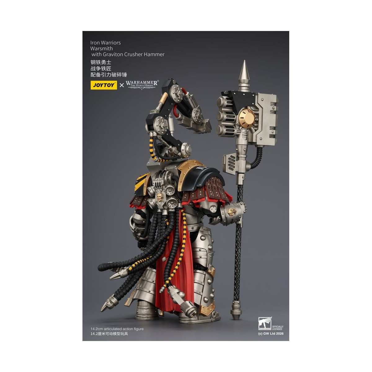 Joytoy - Warhammer - Iron Warriors Warsmith con martello schiaccia-gravitoni - L'Eresia di Horus