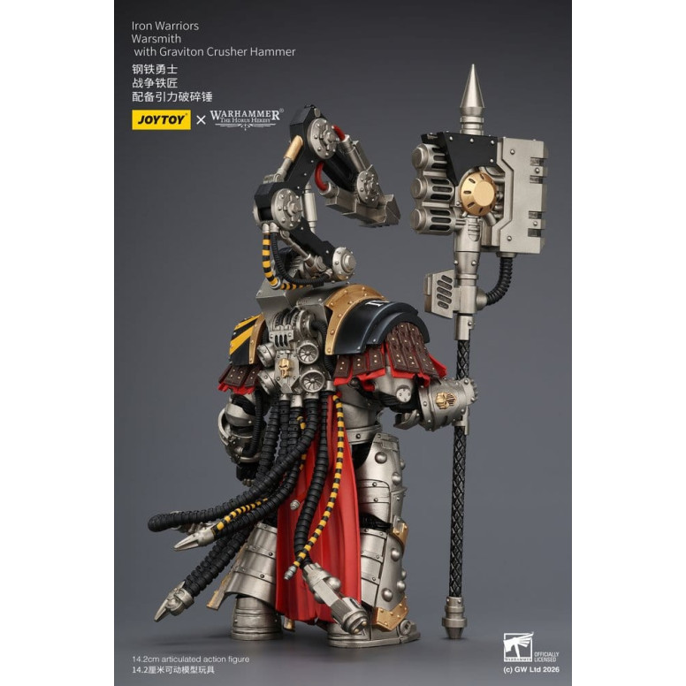 Joytoy - Warhammer - Iron Warriors Warsmith con martello schiaccia-gravitoni - L'Eresia di Horus