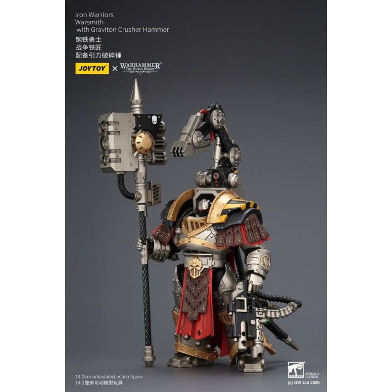 Joytoy - Warhammer - Iron Warriors Warsmith con martello schiaccia-gravitoni - L'Eresia di Horus