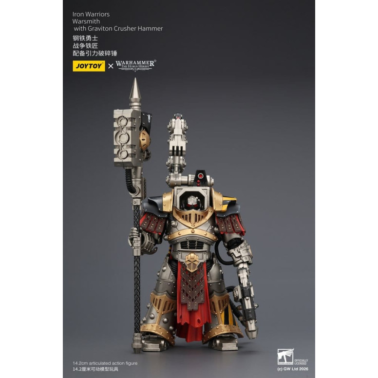 Joytoy - Warhammer - Iron Warriors Warsmith con martello schiaccia-gravitoni - L'Eresia di Horus