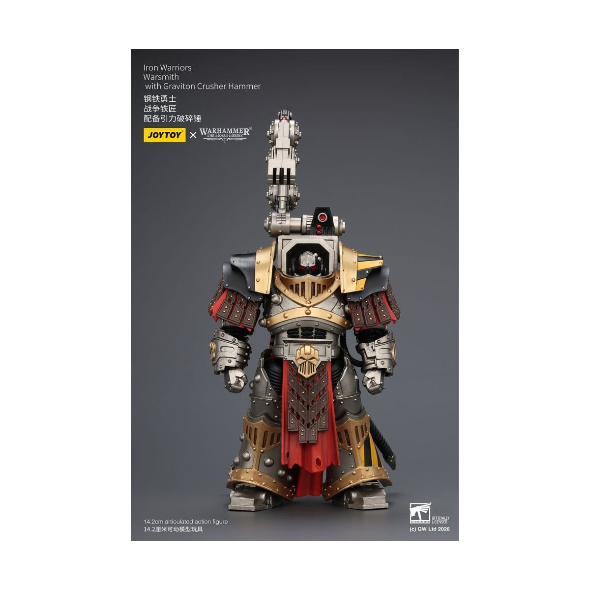 Joytoy - Warhammer - Iron Warriors Warsmith con martello schiaccia-gravitoni - L'Eresia di Horus