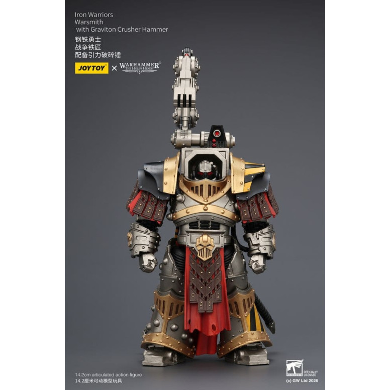 Joytoy - Warhammer - Iron Warriors Warsmith con martello schiaccia-gravitoni - L'Eresia di Horus