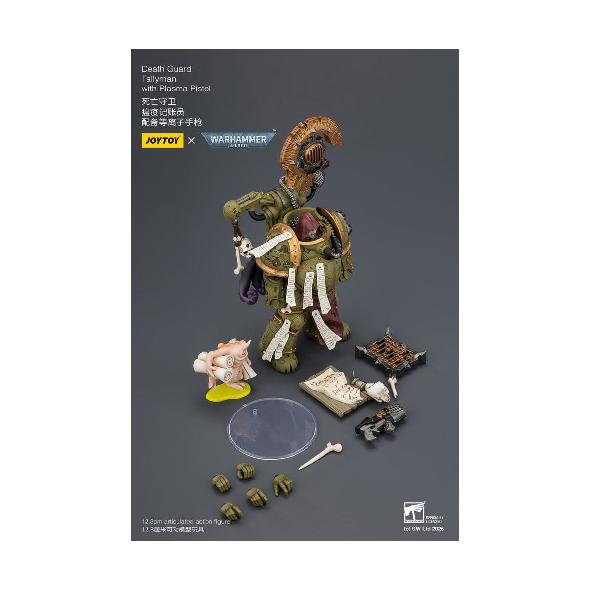 Joytoy - Guardia della morte - Tallyman con pistola al plasma 1/18 - Warhammer 40k