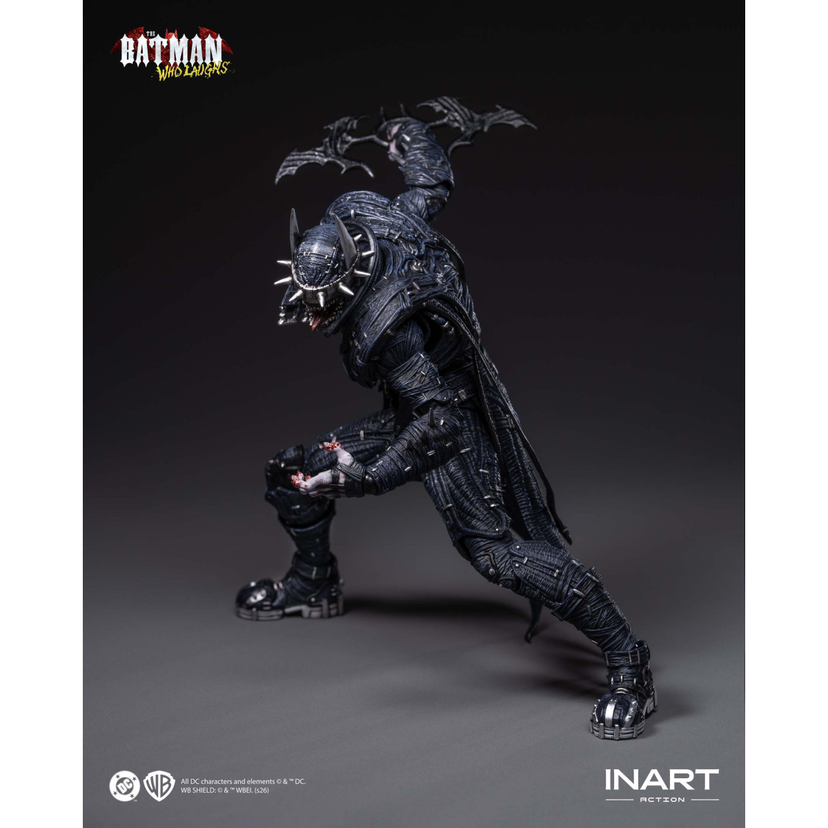 INART - Il Batman che ride - Dark Nights: figura in metallo in scala 1/12