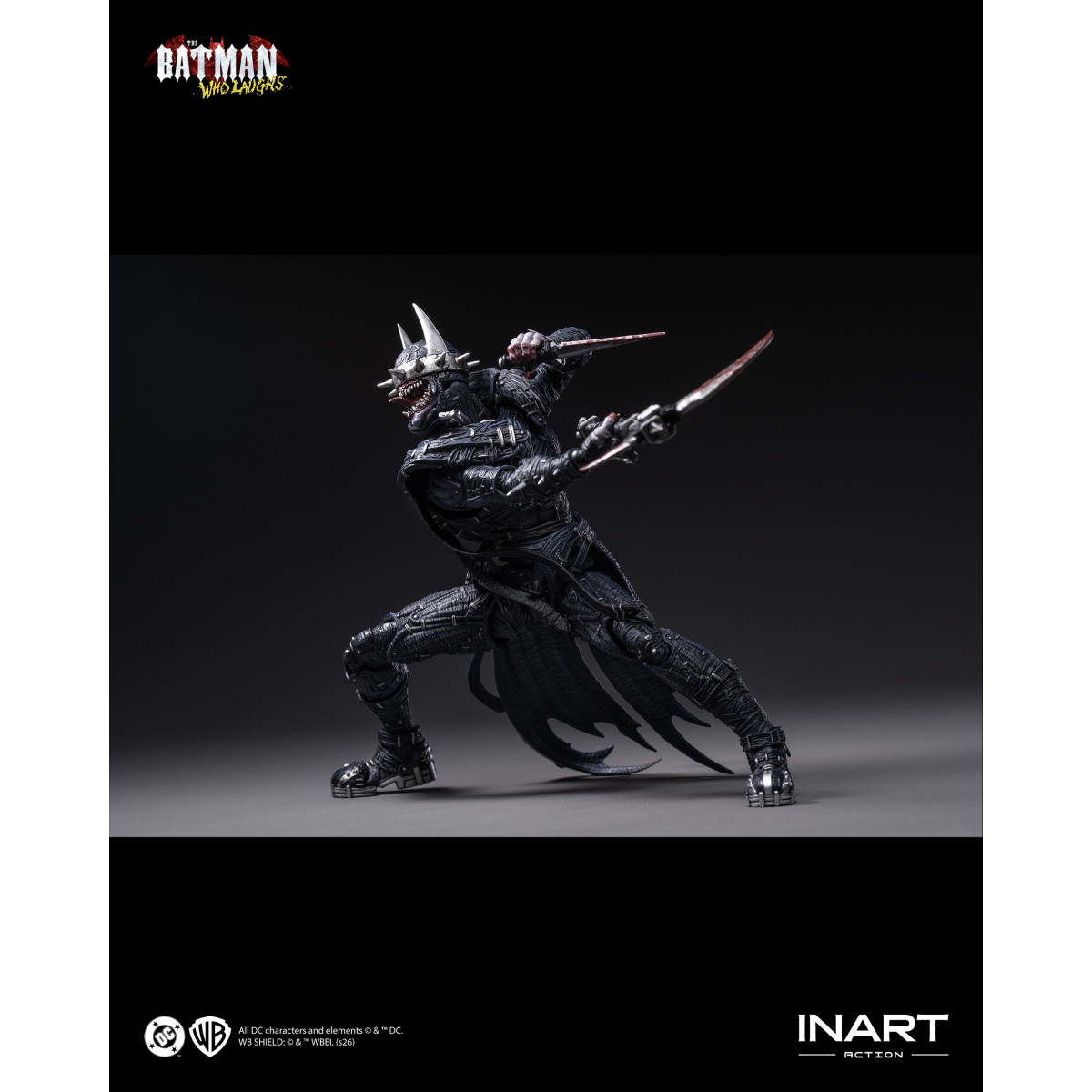 INART - Il Batman che ride - Dark Nights: figura in metallo in scala 1/12