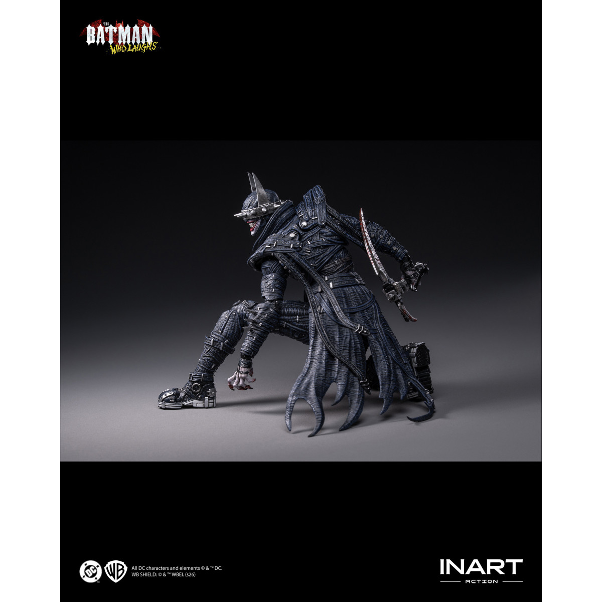 INART - Il Batman che ride - Dark Nights: figura in metallo in scala 1/12