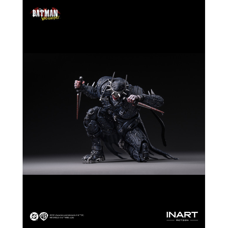 INART - Il Batman che ride - Dark Nights: figura in metallo in scala 1/12