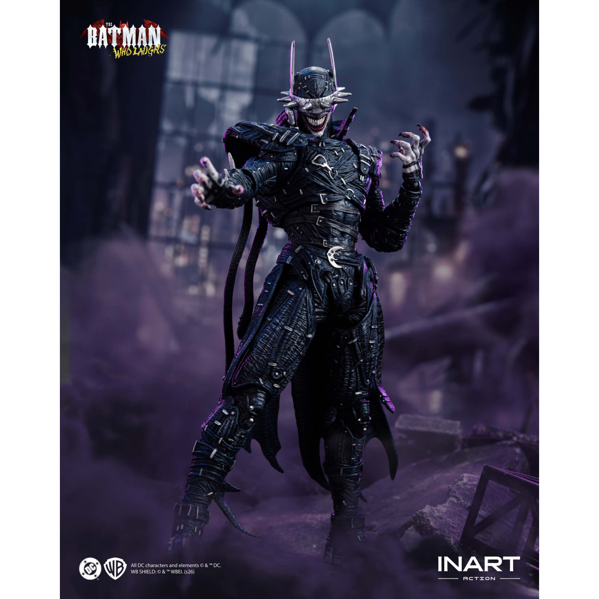 INART - Il Batman che ride - Dark Nights: figura in metallo in scala 1/12