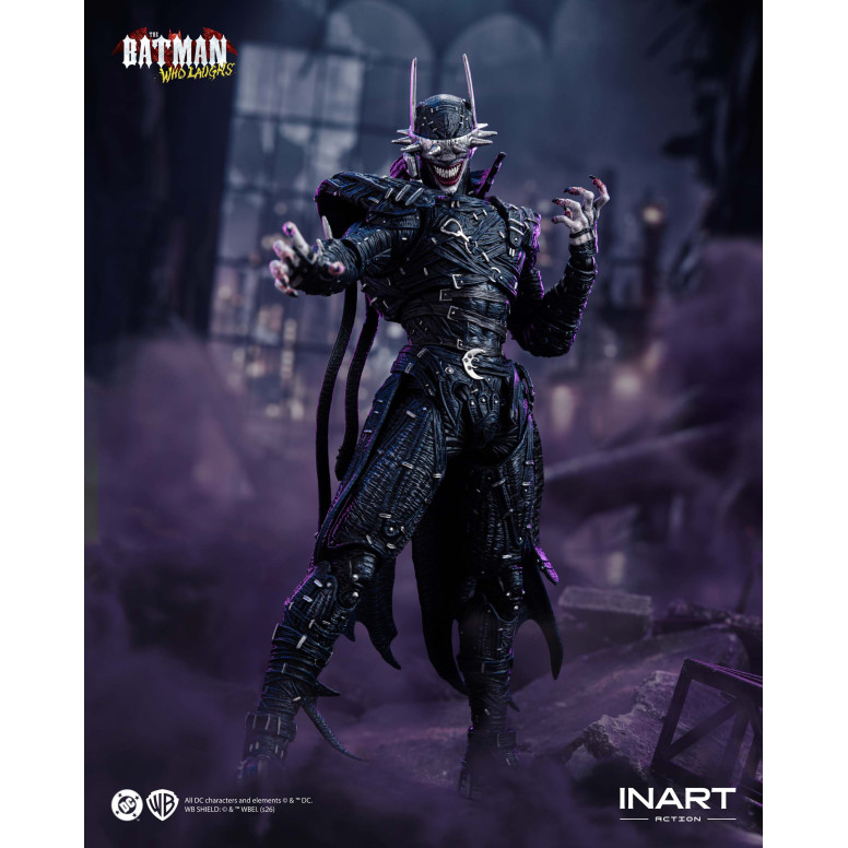 INART - Il Batman che ride - Dark Nights: figura in metallo in scala 1/12