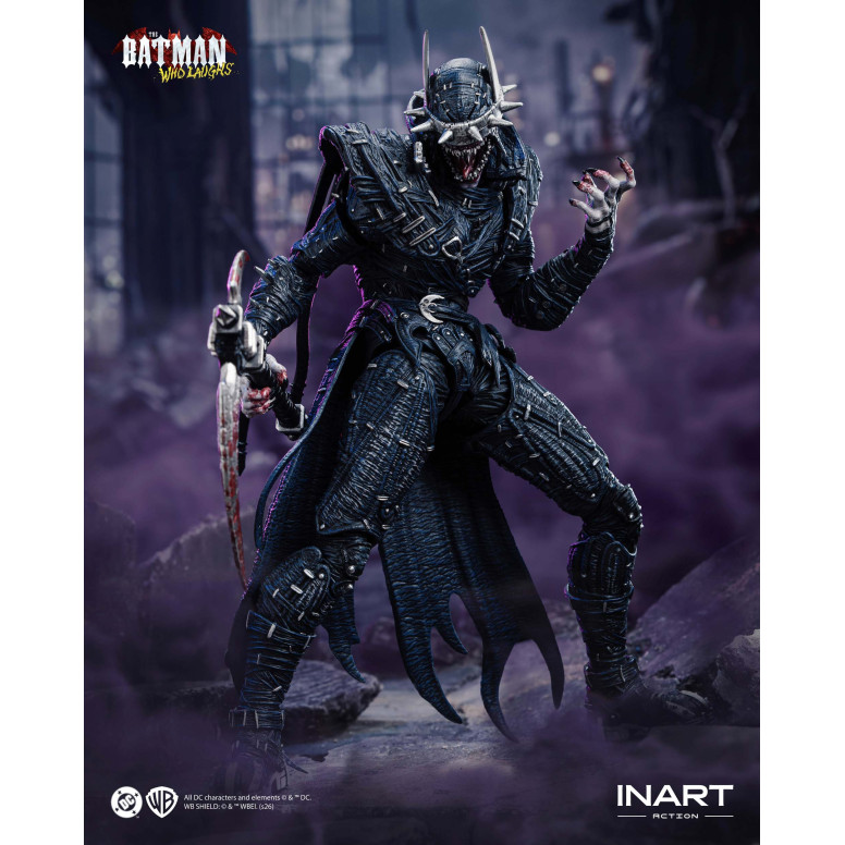 INART - Il Batman che ride - Dark Nights: figura in metallo in scala 1/12