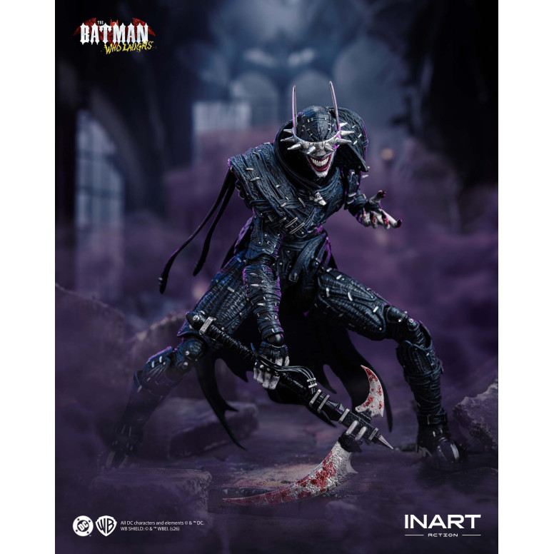 INART - Il Batman che ride - Dark Nights: figura in metallo in scala 1/12