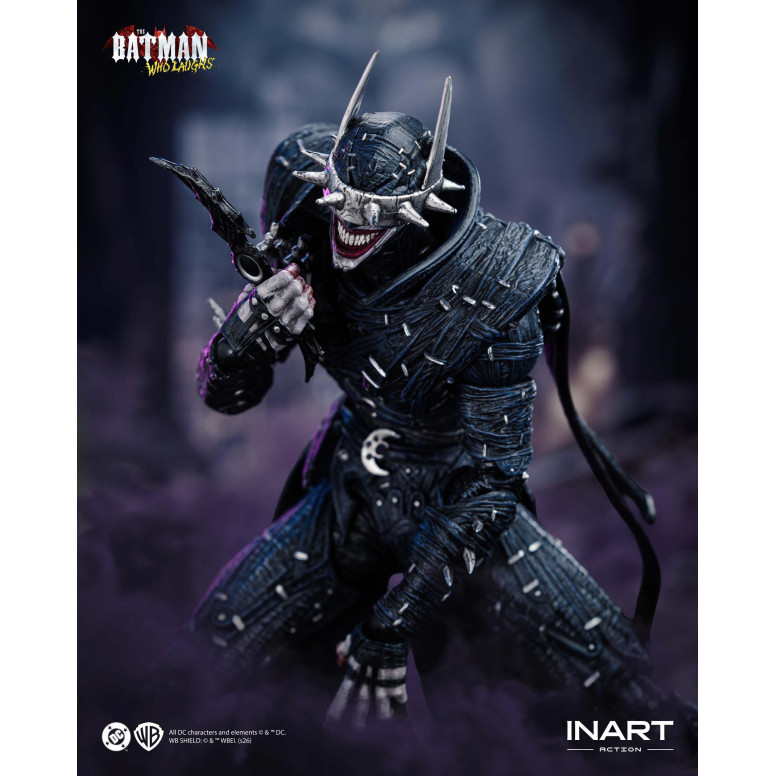 INART - Il Batman che ride - Dark Nights: figura in metallo in scala 1/12