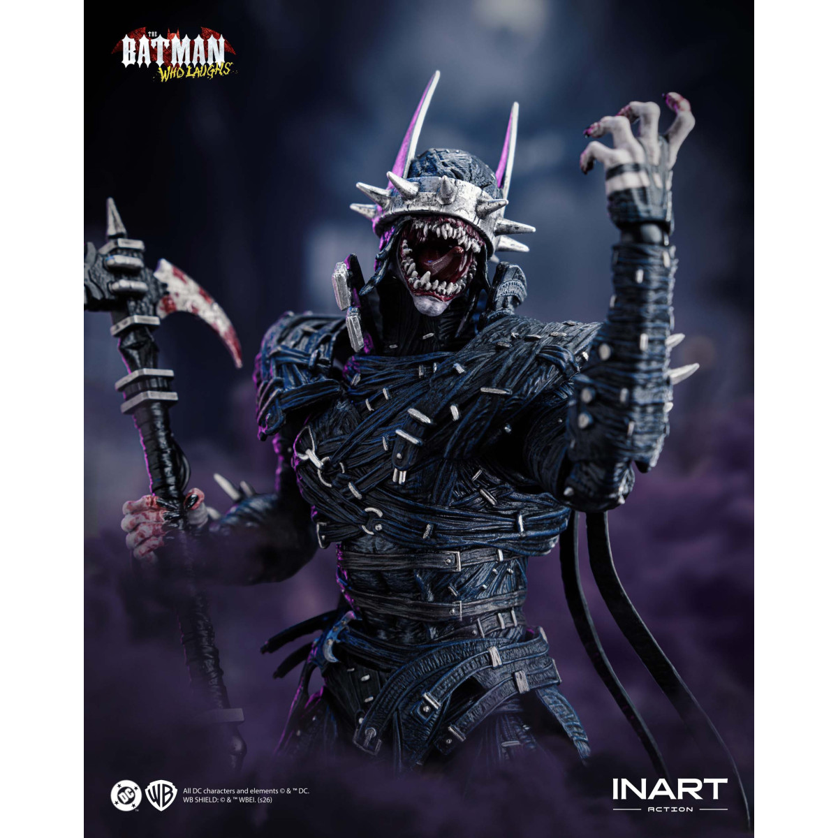 INART - Il Batman che ride - Dark Nights: figura in metallo in scala 1/12
