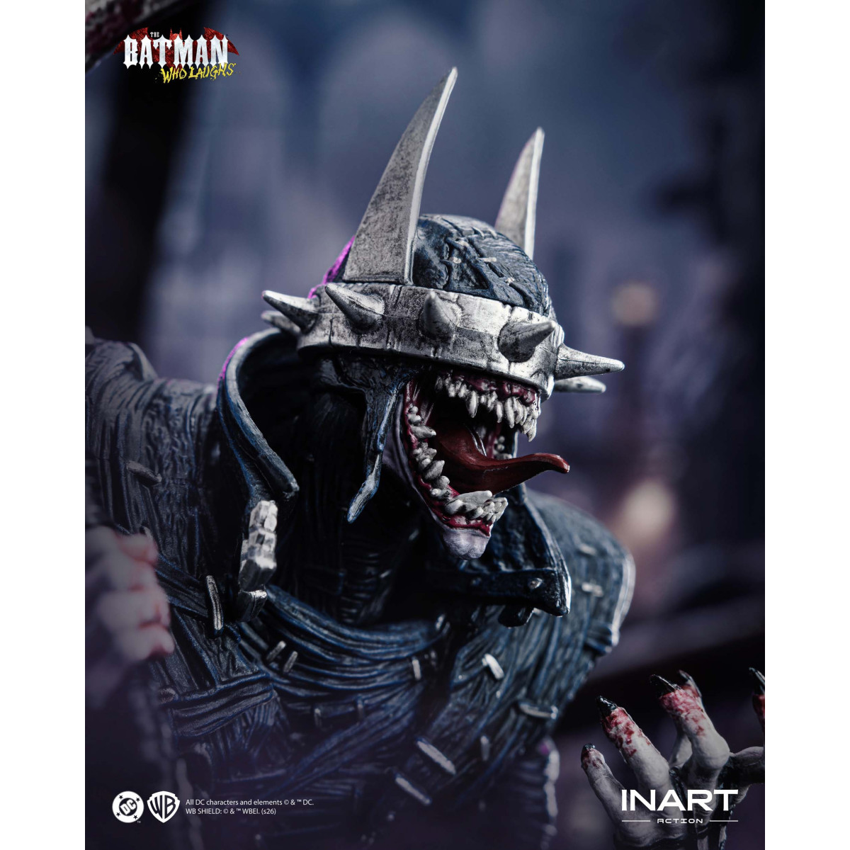 INART - Il Batman che ride - Dark Nights: figura in metallo in scala 1/12