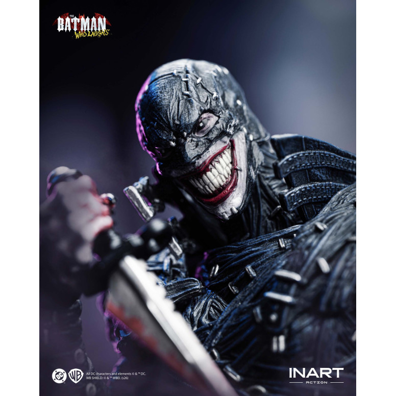 INART - Il Batman che ride - Dark Nights: figura in metallo in scala 1/12