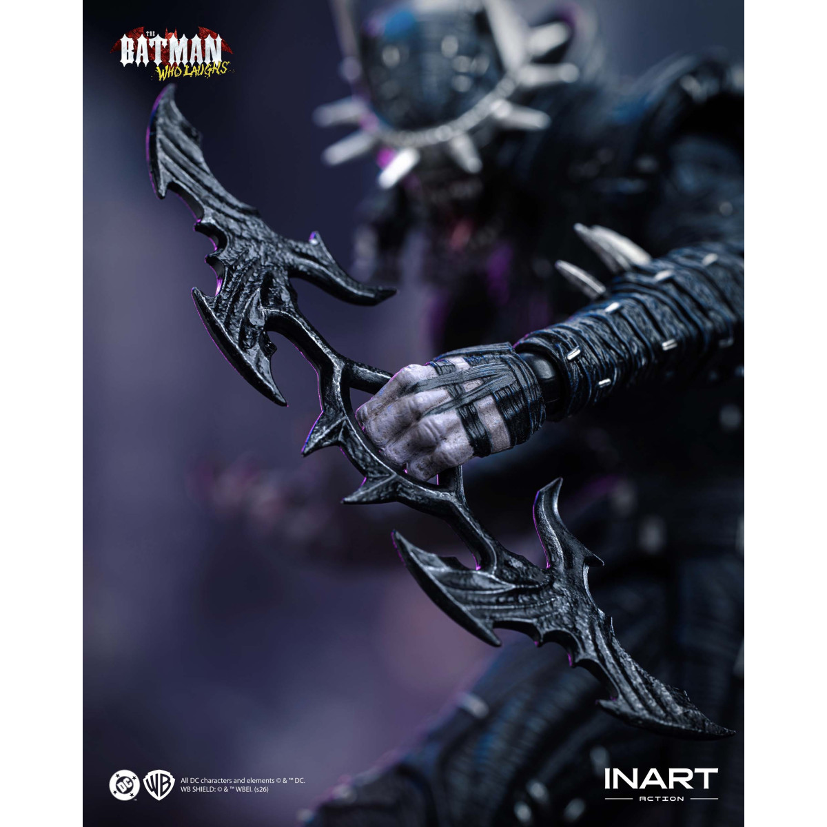 INART - Il Batman che ride - Dark Nights: figura in metallo in scala 1/12