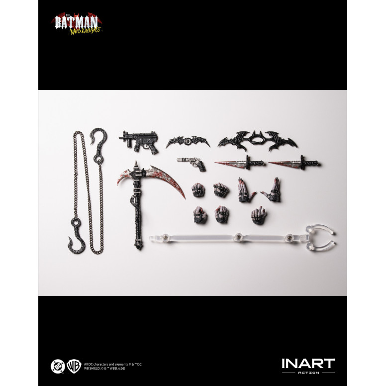 INART - Il Batman che ride - Dark Nights: figura in metallo in scala 1/12