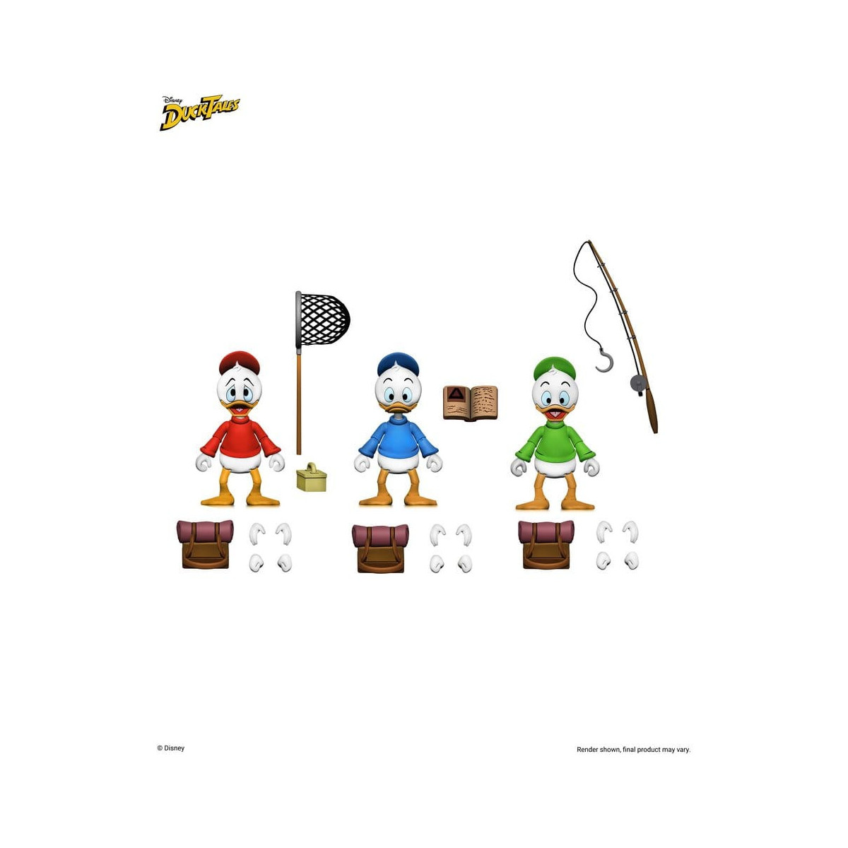 Neca DuckTales - Ultimate Huey, Dewey e Louie - Riri, Fifi e Loulou